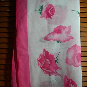 Pink Rose Anne Cole Scarf New with tags